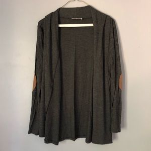 cardigan with elbow patches